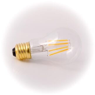 Edison normal lyspære klar LED E27 4W | Belysning.online | Belysning.online